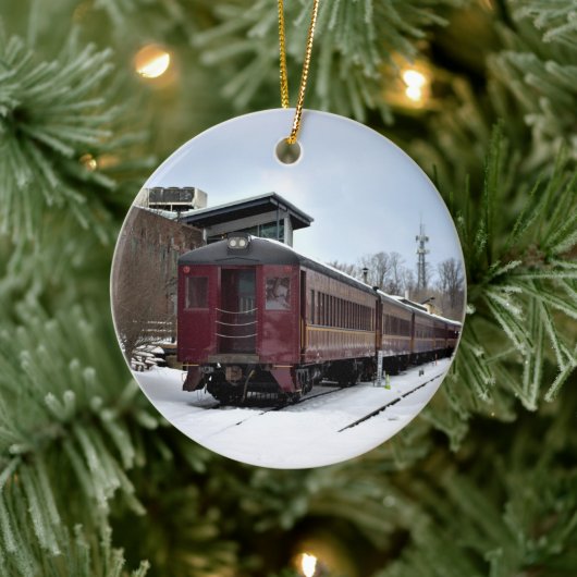 Neuer Hope Train Winter Keramik Ornament (Baum)