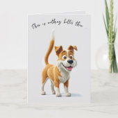 Neuer Hund Glückwunsch Karte (Vorderseite)