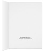 Neuer Hund Glückwunsch Vintage Stickerei des Hunde (Innen (Rechts))