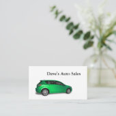 Neuer Hybridwagen Visitenkarte (Stehend Vorderseite)