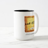 Neuer intelligenter Gang-Höhlenbewohner tut Zweifarbige Tasse (VorderseiteRechts)