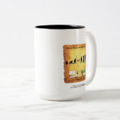 Neuer intelligenter Gang-Höhlenbewohner tut Zweifarbige Tasse (VorderseiteRechts)