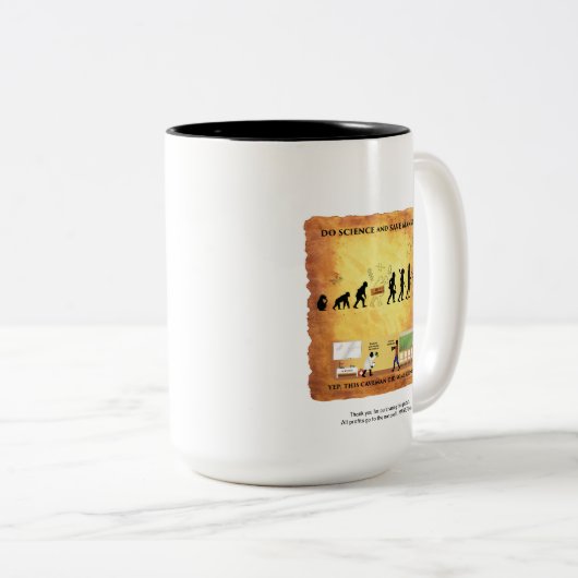 Neuer intelligenter Gang-Höhlenbewohner tut Zweifarbige Tasse (VorderseiteRechts)