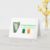 Neuer irischer Bürger Karte (Gelbe Blume)