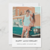 Neuer Jahrestag | Stilvolle Minimalistische Fotoka (Vorderseite)