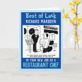 Neuer Job als Koch Karte (Gelbe Blume)