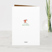 Neuer Job Congratulation Trauertaube Karte (Rückseite)