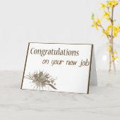 Neuer Job Karte (Gelbe Blume)