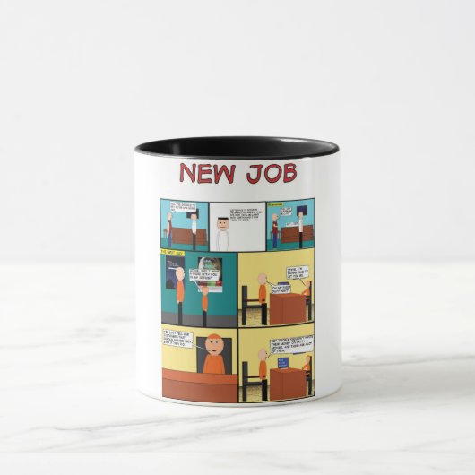 Neuer Job Tasse (Zentrum)