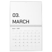 Neuer Kalender für die Logokombination Text (Mär 2027)