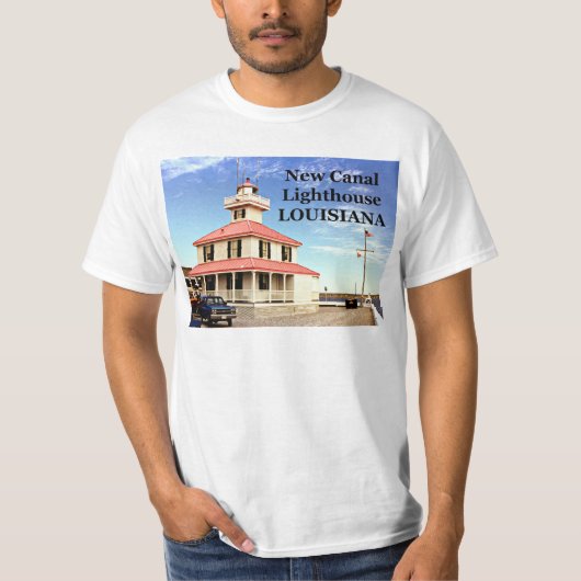 Neuer Kanal-Leuchtturm, Louisiana-T - Shirt (Vorderseite)