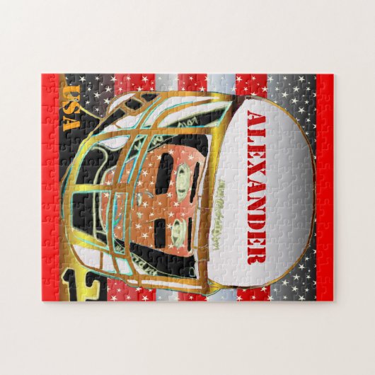 Neuer Kinderfußball-personalisiertes Puzzlespiel Puzzle (Horizontal)