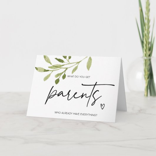 Neuer Kinderwunsch für Großeltern Karte (Vorderseite)