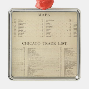 Neuer kommerzieller Atlas des Index Ornament Aus Metall