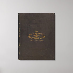 Neuer kommerzieller Atlas, Vereinigte Staaten Leinwanddruck
