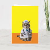 Neuer Krankenpfleger Glückwunsch neuer Job-Absolve Karte (Rückseite)