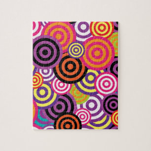 Neuer Kreis Abstrakt Kunst Puzzle