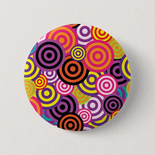Neuer Kreis Abstrakte Kunst Button (Vorderseite)