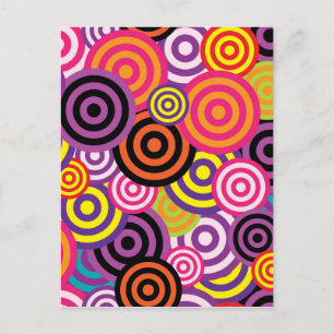 Neuer Kreis Abstrakte Kunst Postkarte