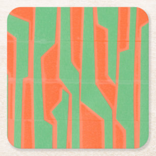 Neuer Kreis I Rechteckiger Pappuntersetzer