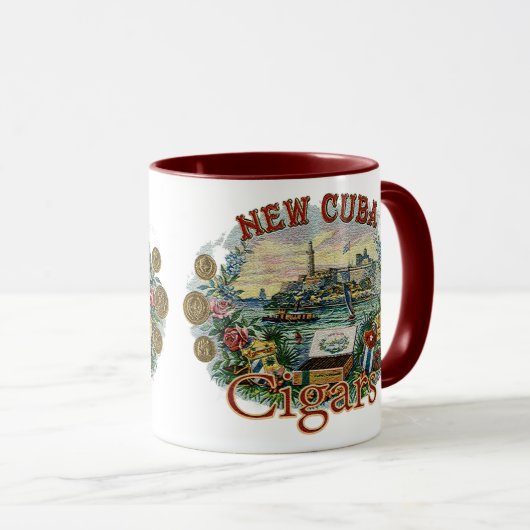 Neuer Kuba-Zigarren-Gang Tasse (VorderseiteRechts)