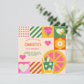 Neuer kubanischer Erwachsener zum Geburtstag Einladung (Stehend Vorderseite)