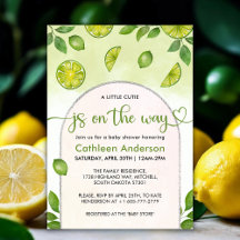 Neuer Limoner Citrus Gender Neutral Baby Shower