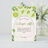 Neuer Limoner Zitrusgeschlecht, neutraler Windelkr Begleitkarte (Stehend Vorderseite)