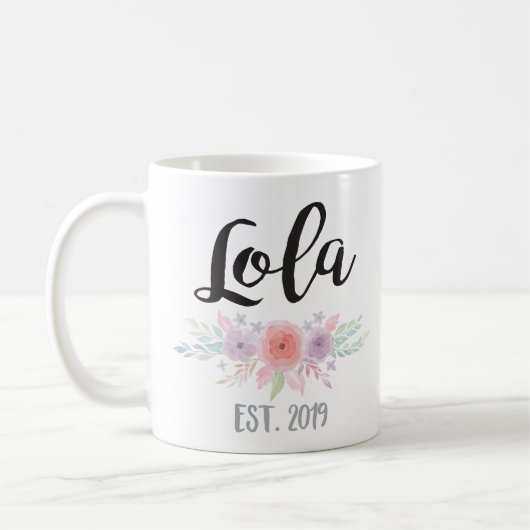 Neuer Lola stellte 2019 her Kaffeetasse (Links)