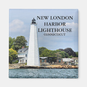 Neuer London-Hafen-Leuchtturm-Connecticut-Magnet Magnet