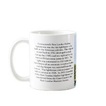 Neuer London-Hafen-Leuchtturm, Connecticut-Tasse