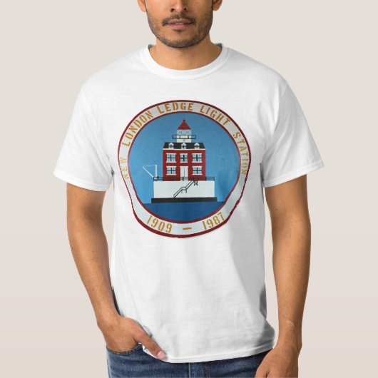 Neuer London-Leisten-Leuchtturm, Connecticut-T - T-Shirt (Vorderseite)