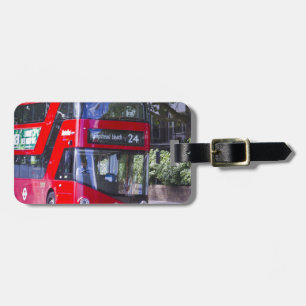 Neuer London-Rot-Bus Gepäckanhänger