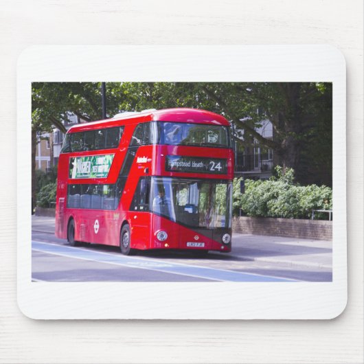 Neuer London-Rot-Bus Mousepad (Vorne)