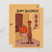 Neuer Look Halloween Postkarte (Vorne/Hinten)