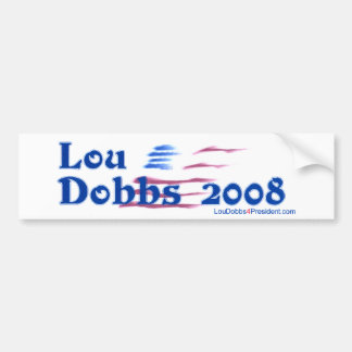 Neuer Lou Dobbs 2008 Autoaufkleber