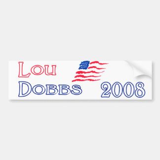 Neuer Lou Dobbs Lou 2008 (rotes) Dobbs 2008 (Blau) Autoaufkleber