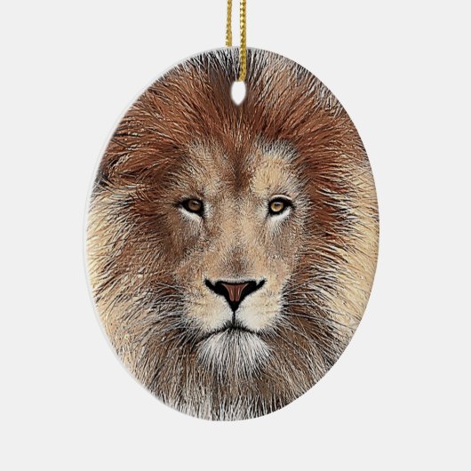 Neuer Löwe-Druck Keramik Ornament (Rechts)