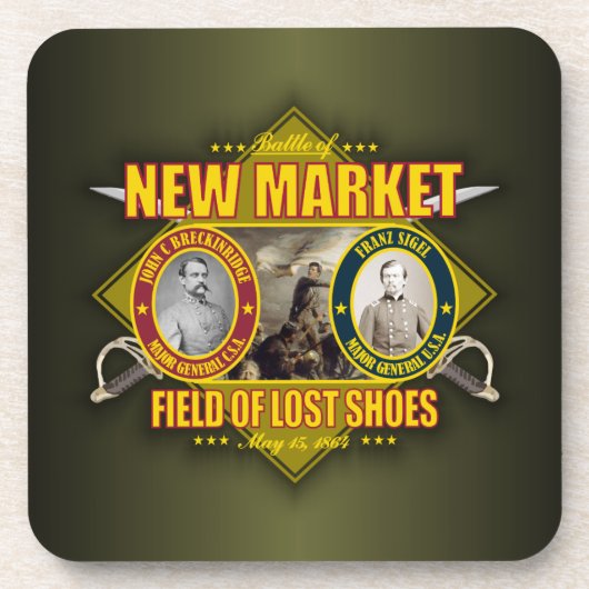 Neuer Markt Untersetzer (Vorderseite)