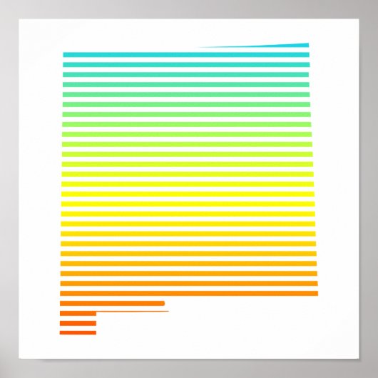 neuer mexico chill fade poster (Vorne)