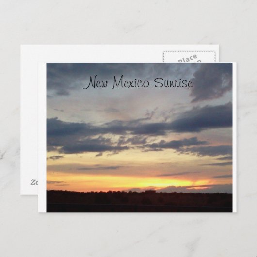 Neuer mexikanischer Sonnenaufgang Postkarte (Vorne/Hinten)