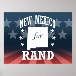 NEUER MEXIKO FÜR RAND PAUL POSTER