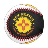 NEUER MEXIKO-STAAT FLAG BASEBALL (Vorderseite Links)