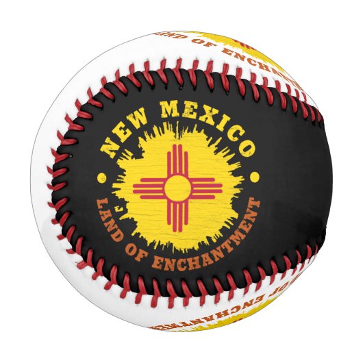 NEUER MEXIKO-STAAT FLAG BASEBALL (Vorderseite Links)