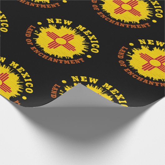 NEUER MEXIKO-STAAT FLAG GESCHENKPAPIER (Ecke)