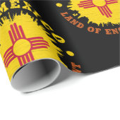 NEUER MEXIKO-STAAT FLAG GESCHENKPAPIER (Rolleneckpunkt)