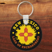 NEUER MEXIKO-STAAT FLAG SCHLÜSSELANHÄNGER (Vorderseite)