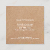 Neuer Minimalistischer Kraftwaschcoupon Rabattkarte (Rückseite)