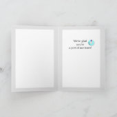 Neuer Mitarbeiter willkommen auf dem Schiff Karte (Innenseite)