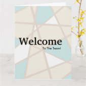 Neuer Mitarbeiter willkommen Karte (Gelbe Blume)